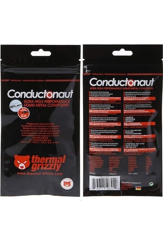 Thermal Grizzly Conductonaut Liquid Metal Thermal Macun 1gr