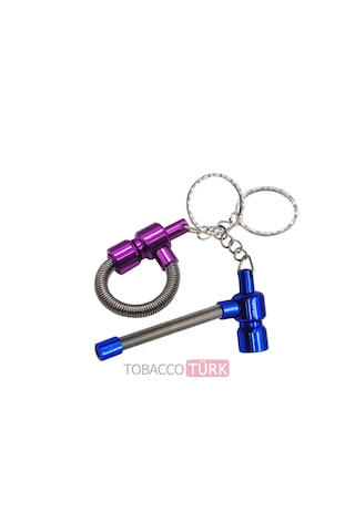 Mini Ceplik Anahtarlıklı Yaylı Pipe Pipo //76mm