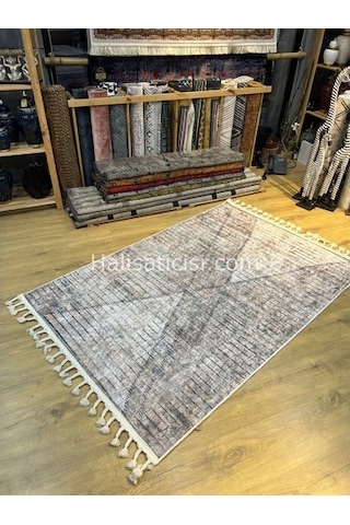 Salerno Çamaşır Makinesinde Yıkanabilir Kilim Halı Hs1050 Çok Renkli