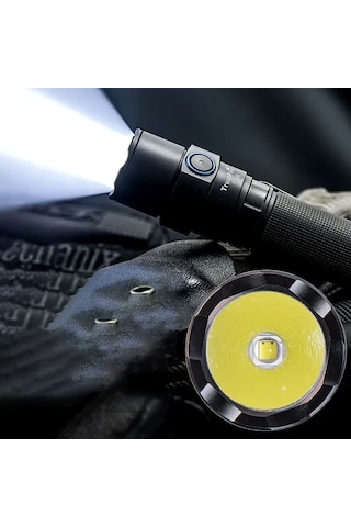 Trustfire T11r Taktik Fener 1800 Lümen Siyah