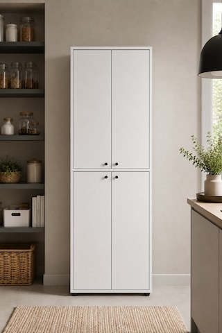 Nest 4 Kapaklı Çok Amaçlı Dolap Y:182 G:62 D:35 / Beyaz 180 X 60