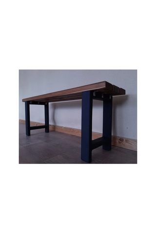 Dizy Ahşap Bench Bank Black Series Kahverengi Kahverengi