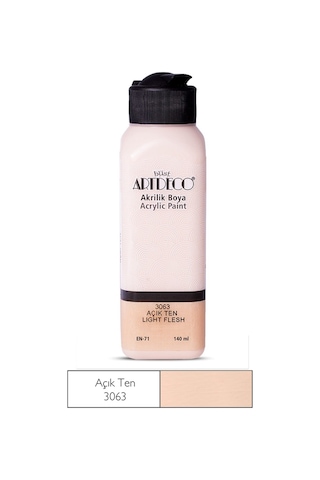 Artdeco Akrilik BoyaAçık Ten 12 x 140 ML Y-070R-3063