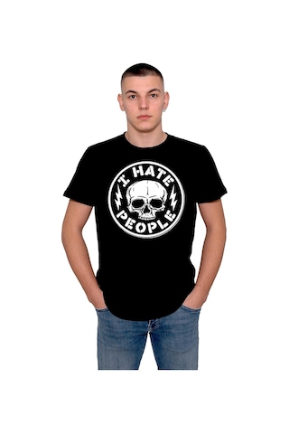 I Hate People İnsanlardan Nefret Ediyorum Tişört Unisex T-shirt 001