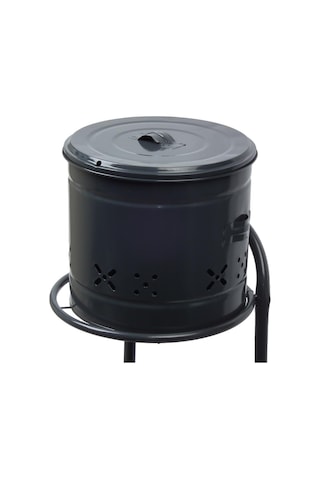 Emarket724 2 Katlı Metal Patates. Soğan. Meyve ve Sebzelik Siyah