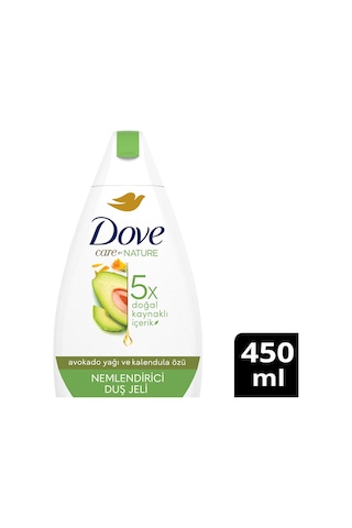 Dove Avokado Yağı ve Kalendula Özlü Nemlendirici Duş Jeli 450 ML