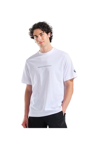 Arena Graphic Erkek Beyaz Günlük Stil T-shirt 011102100
