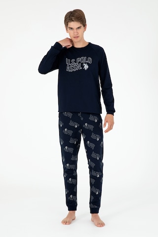 U.s. Polo Assn. Erkek Lacivert Pijama Takım 50301727-vr033 Lacivert