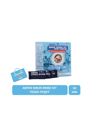 Abfen Sinus Rinse Kit Yedek Poşetler 50'li
