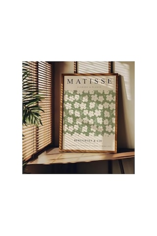 Matisse Çerçevesiz Poster, Modern Dekoratif Çerçevesiz Poster, Tablo, Matisse-15, 40 X 50