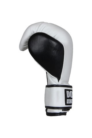 Dosmai Profesyonel Deri Boks Kick Boks Eldiveni Beyaz Siyah El347 Beyaz - Siyah
