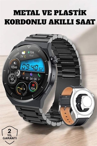Mey İthalat Akıllı Saat Sağlık Ve Fitness Takibi Bluetooth Bağlantılı Dokunmatik Ekran