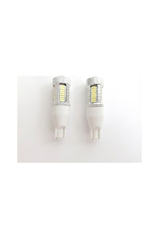 Trobus T10 Oto Geri Vites Lambası Led Ampul 2'li Beyaz