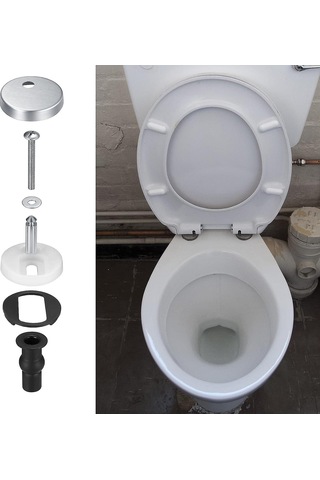 2 Adet Klozet Kapağı Menteşe Braketi, Hızlı Açılan Menteşeler, Klozet Kapağı Menteşe Braketleri Diğer