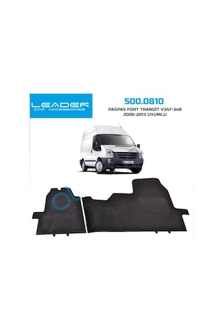 Ford Transit V347-348 Kasa 2006-2013 Için Uyan Kauçuk Rulo Paspas