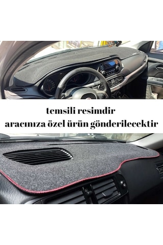 Fiat Tipo Tempra Uyumlu Ön Göğüs Torpido Kaplama Halısı Torpido Koruyucu Örtü Kılıf T-134