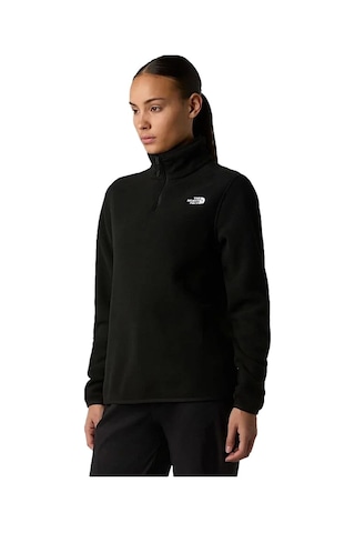 The North Face Glacier Fleece 1/4 Zip Kadın Siyah Outdoor Polar Nf0a8d2jjk31-24131
