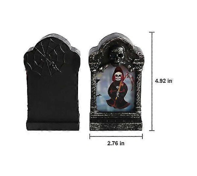 Cadılar Bayramı Jack O'lantern Mezar Taşı Işığı Küçük Mezar Taşı Led Sahne Düzeni Bar Düzeni Dekoratif Aksesuarlar Diğer