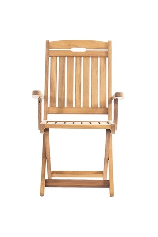 Rehome Maya İroko Kollu Sandalye Kahverengi