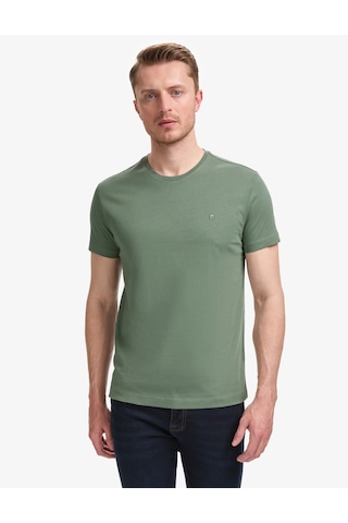 Pierre Cardin Erkek Haki Tişört Basic 50325307-vr027