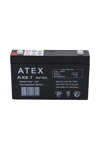 Mep Atex Ax6-7 6v 7ah Akü Najmaddin