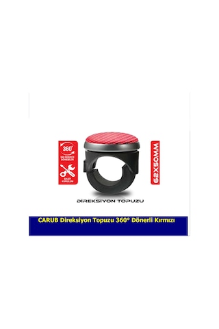 Replax Direksiyon Topuzu 360 Dönerli Kırmızı 2052211