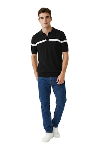 Cazador 34235 Erkek Polo Yaka Triko T-shirt Siyah
