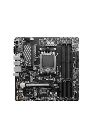 Msı Pro B650m-p Ddr5 7200mhz 1xvga 1xhdmı 1xdp 2xm.2 Usb 3.2 Matx Am5 Amd Am5 9000/8000/7000 Serile