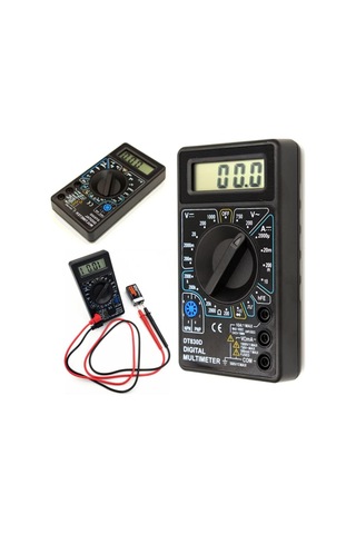 Dijital Multimetre Akım, Voltaj, Direnç Ölçer Elektrik Ölçü Aleti, Taşınabilir Dc/ac Ölçüm Cihazı, Güv