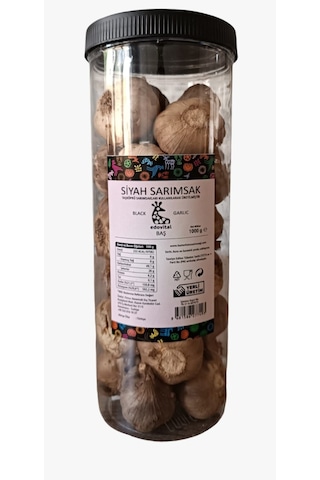 Edovital Siyah Sarımsak Baş 1 KG