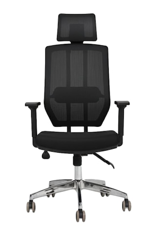 Hunt Mobilya Muna Siyah Kumaş Ofis Yönetici Koltuğu Siyah