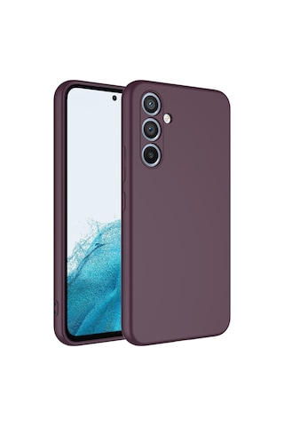 Samsung Galaxy A34 ile Uyumlu Kılıf İçi Kadife Kamera Korumalı Lansman Silikon Kapak