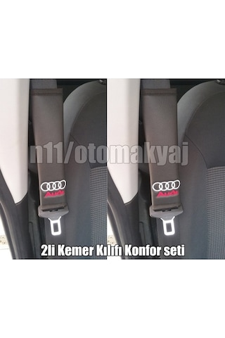 Audi A3 Sedan 2013-2016 Oto Koltuk Deri Kemer Kılıfı