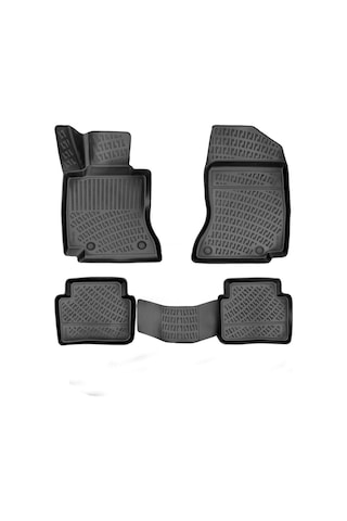 Mercedes C Serisi W206 2021+ 3D Paspas Ve Bagaj Havuzu Seti Bizym Siyah