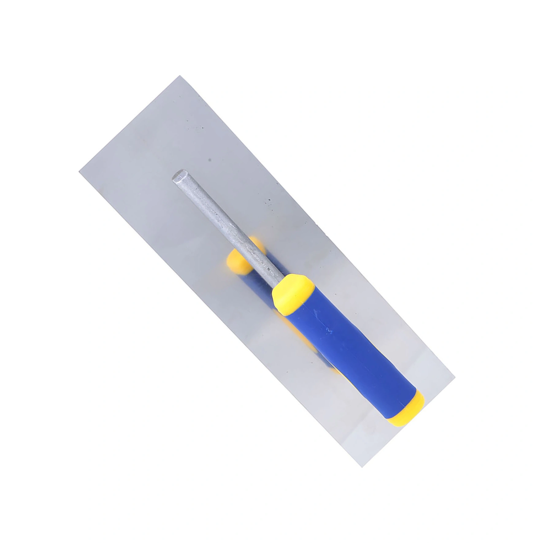 Tenfowee Stahl Gipsspachtel 300mm - Ergonomik Plastik Kollu, Eşkenar Köşeli, Kaymaz Altı - Tığlama, Sökme, Mortel Uygulamaları İçin