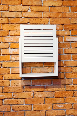 Modem Saklama Kutusu Sürgülü Yukarı Açılır 35 X 35 Çizgili Beyaz