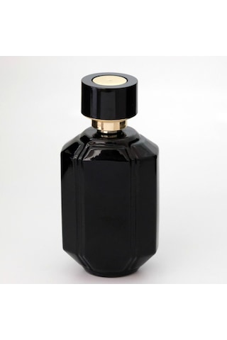 Parfüm Ve Kolonya Şişesi 100 Ml 2 Adet Siyah Özel Kolay Kapama Cam Şişe