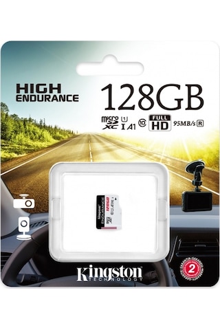 Kingston High Endurance SDCE/128GB 128 GB MicroSDXC Class 10 UHS-I Hafıza Kartı