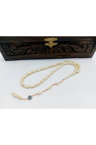 İbrahim Uysal Usta İmzalı Kapsül Kesim Narçıl Tesbih Ölç 6,5x11.5