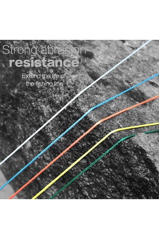 Jof 100m 0.8 Yüksek Mukavemetli Pe 8 Telli Olta Anti-ısırık Örgülü Olta Teli - Sarı