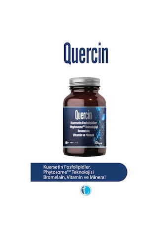 Tab Quercin Fitozomal Kuersetin Bromelain 30 Kapsül