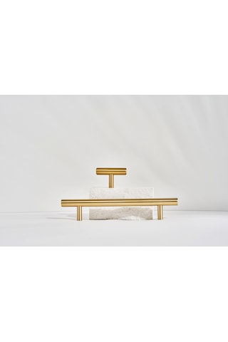 Rosa Mat Gold - Altın - Sarı Kulp 96 mm