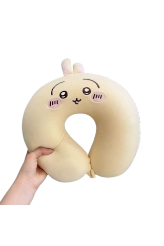 Karikatür Sevimli U-şekilli Yastık Boyun Desteği Servikal Yastık-