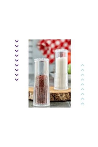 2'li Tuzluk Karabiberlik Şeffaf Pleksi