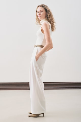 Classıc Pileli Pantolon Ekru Ekru