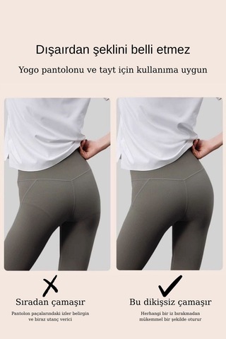Unreal Underwear 6'lı İz Yapmayan Yüksek Bel Lazer Kesim Külot Nefes Alabilir, Terletmeyen Konforlu İthal Çamaşır Çok Renkli