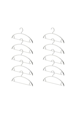 Agoodshop Kaymaz Elbise Askısı Dolap Düzenleyici Giysi Askıları Tişört Düzenleyici Kurutma Rafı G Antrasit - Gri