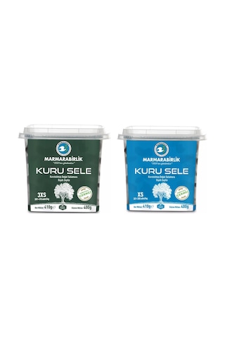 Marmarabirlik Kuru Sele Zeytin 400 Gr 3xs Ve Xs 2 Li Paket