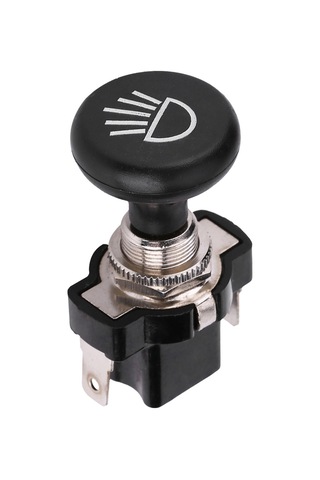 Geeroyoo Golf Araçları Için Push-pull Far Anahtarı, Metal+plastik Malzeme, Siyah Renk, Evrensel Uyumlu Club Car, Ezgo, Yamaha