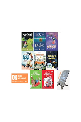 Balino - Melodi - Nohut Adam - Zürafa Sözü - Dadanık - Çekilin Ben Okurum /8 Kitap Set - Anıl Basılı